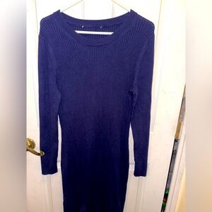 Michael Kors navy blue sweater dress